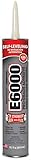 E6000 232031 Medium Viscosity Adhesive Cartridge 10.2 fl oz Black by E6000