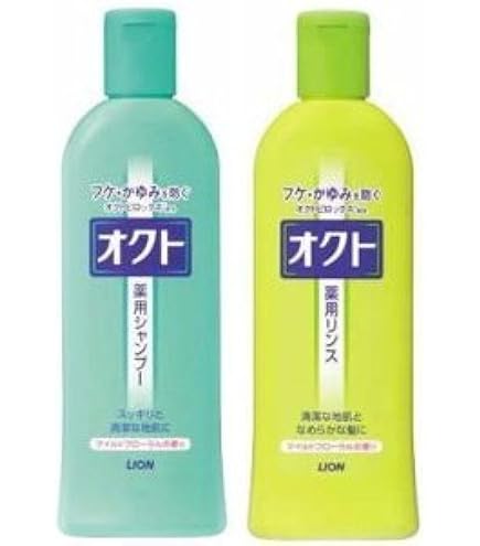 Amazon | オクト 薬用 シャンプー + リンス 本体 セット 320ml フケ