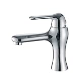 Ruvati RVF3104CH Voda Single Hole Bathroom Faucet, Polished Chrome [並行輸入品]