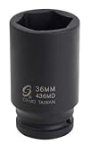 Sunex 436md 3/4-Inch Drive 36-Mm Deep Impact Socket by Sunex International [並行輸入品]