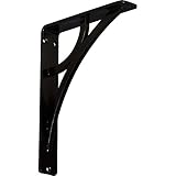 Ekena Millwork BKTM01X07X10SGL 1 2" W x 7 1/2" D x 10" H Galveston Wrought Iron Bracket (Single Cent