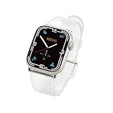 エレコム Apple Watch (アップルウォッチ) バンド 41mm 40mm 38mm [Apple Watch 8 7 SE2 SE 6 5 4 3 2 1 対応] クリアデザイン クリア AW-41BDUCCR