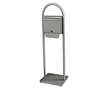 ケージーワイ カラーポストセット シルバー スタンド+ベースセット