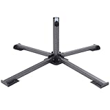 seathstars パラソルベース パラソルスタンド 折りたたみ コンパクト 重り ベース 土台 釣り キャンプ用品 持ち運び便利 簡単設置 ベーススタンド (ブラック)