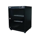 全自動 防湿庫 68L 内蔵LEDライト付き カメラ レンズ ドライボックス 保管 精密機器 保管庫 収納ボックス オートドライ キャビネット