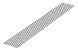 ウェーブ マテリアルシリーズ プラ材料 グレー 細切り板 0.5×3.0mm 10本入 ホビー用素材 OM-473
