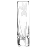 Qualia Glass Daffodil Vase 10 Clear [並行輸入品]