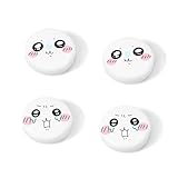 DLseego Switch アナログスティックカバー Switch スティックカバー Switch/Switch Lite/Switch Oled 対応 Switch ジョイコン カバー アナログスティックカバー Joy Con 親指グリップキャップ シリコン コントロール キャップ ジョイコンスティックカバー 可愛い Joy Con 保護カバー 滑り止め (4個セット) 笑顔と泣き顔