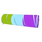 Domybest トンネルおもちゃ 子供遊ぶテント 室内 室外 ゲームハウス 秘密基地 ドリルの登り 軽量 折りたたみ 可愛い 誕生日プレゼント 三色