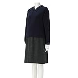 【犬印本舗】fairy マタニティ 授乳口付きパーカーワンピース 両サイド授乳口付き