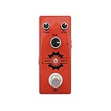 ISET オーバードライブ ギター ペダル ギア ミニ シングル エフェクト エレクトリック ギター ベース トゥルー バイパス用 (Overdrive)