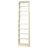 クロシオ 耐震 天井つっぱり書棚 幅600 ｘ 奥行190 ホワイトオーク 薄型タイプ 本棚 コミック収納