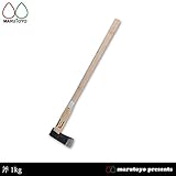 根切り斧 1kg 900mm 鋼付