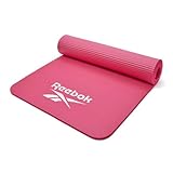 リーボック(Reebok) RAMT-11018PK トレーニングマット 15mm ヨガマット ピンク 滑り止め 厚手 防音 T249-RAMT-11018PK