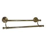 Allied Brass 30" Double Towel Bar Polished Brass [並行輸入品]