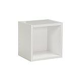 arne ウォールラック 壁掛け棚 石膏ボード 日本製 奥行24cm 耐荷重10kg 可動棚 シェルフ 本棚 Wall Box S-30 ホワイト