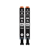BCI-330XL BCI-331XL キヤノン用 互換 インクカートリッジ ブラック BCI-331XLBK×2 増量 残量表示 純正と併用可能 TS8530 TS8630 TS8730 [INK-LINK]