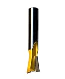 Task Tools T24215 Dovetail Router Bit with 1/4-Inch Shank, 3/8-Inch by 3/8-Inch Carbide Height, 9 De