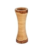 Flower Vase Hand Carved With 1 Piece Solid Natural Tree Wood Elegant Table Centerpiece Decor Size 4x