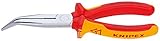 KNIPEX(クニペックス) 2626-200TBK 絶縁先曲ラジオペンチ落下防止(BK)