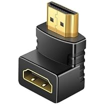 Amazon.co.jp: HDMIアダプタ 変換コネクト L字 L型 90度 270度 オス