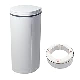 おむつ処理用ゴミ箱 DEO・PAIL(デオペール) 21L 専用カセット1個付 防臭 消臭 抗菌 ベビー 介護用 ライトグレー