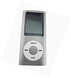 Yデパートセンター55® 小型 オーディオプレーヤー 本体のみ ミュージックプレーヤー MP3/AMV対応 mp3プレーヤー (シルバー)