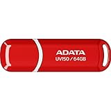 ADATA USBメモリ USB3.2 Gen1 64GB キャップ付 レッド AUV150-64G-RRD