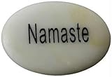 AzureGreen A4508NA Namaste Marble Word Stone