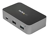 StarTech 3ポート USB C - USB C & A ハブ LANポート付き