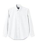 kr25875 長袖ダンガリーシャツ[3L 90: ホワイト]