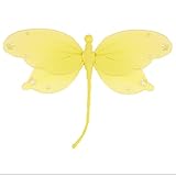 Hangingドラゴンフライイエロージュエルナイロンメッシュトンボデコレーション装飾赤ちゃん保育園寝室女の子部屋天井壁装飾結婚式誕生日パーティーベビーシャワーバスルーム子供Childrens 3dアー