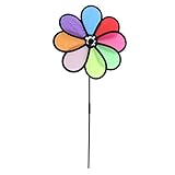 Flameer 屋外遊具　カラフル　風車　キッズ　玩具　ウインドスピナー　ガーデンオーナメント 庭の装飾　ギフト - 30 x 50cm