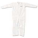 kcc49004 – Kleenguard a20 Coveralls、MicroforceバリアSMS生地、ホワイト、XL