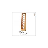 無限横連結本棚【+Plus】プラス　本体ダークブラウン