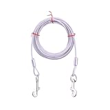 ワイヤーリード 犬用 リード 切れない リード 大型犬 中型犬 ステンレス チューブ リード 切れないリード 犬の散歩 ワイヤー入り 錆びにくく ワイヤーリード ドッグリード ロングリード 10M 5M 3M 犬用品