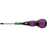 ベッセル:ベッセル ボールグリップ貫通ドライバー 230 ＋1×75 230-1-75 型式:230-1-75