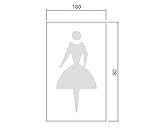 男女マーク 女ﾏｰｸ男：黒色　女：赤色 SK-16T-2 新協和