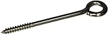 Stanley National Hardware 2151BC 1/4" x 5" Large Screw Eye in Stainless Steel [並行輸入品]