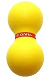 CIANA ピーナッツマッサージボール マッサージボール ストレッチボール ヨガ フィットネス 首 背中 肩こり 腰 ふくらはぎ 足裏
