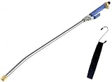【ホース収納ベルト付き】 ウォータージェット 高圧洗浄ノズル 80cm 【散水パターン変更可能】 M&U伸びるホースに簡単装着 掃除 洗車 コケ取り ガーデニング に ホース ジョイント ニップル 付