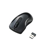 Elecom Wireless Laser Mouse [2.4ghz ? Usb] Track on Glass Laser Sensor Loading (Three-button Black) 