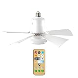 Ramiter ファン付きシーリングライト LED 30W モーター ファンライト 天井 小型5枚羽根