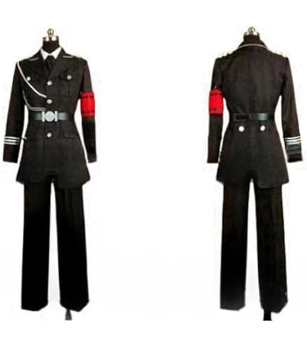 咎狗の血　シキ　オフィシャルアコス製コスチューム　 ロングコート パンツ セット Amazon.co.jp: 咎狗の血 シキ軍服 コスプレ衣装 コスプレ衣装 COS