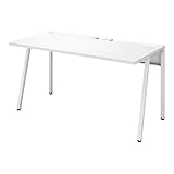 オフィスデスク コクヨ リーン 平机 ワークデスク ホワイト 幅140×奥行70cm 【2梱包】 DLE-N1407-WHWH1 【お客様組立】