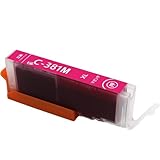 BCI-381XL インクカートリッジ互換 BCI-381XLMマゼンタ 1本 キヤノン用インクタンク 大容量 TS6130 TS6230 TS6330 TS7330 TS7430 TR7530 TS8130 TS8230 TS8330 TS8430 TR8530 TR8630 TR9530 TR703 対応 381 プリンターインク残量表示 個包装