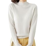 [DMFU] ニット レディース セーター ハイネック 長袖 タイト ニットセーター トップス シルエット ストレッチ 高伸縮 ニットソー カットソー シンプル 無地 秋冬 着痩せ