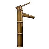 Homyl 真鍮 　竹の形　タップ　蛇口　家　浴室　シンク　洗面器　キッチン　クリーニング簡単　全３スタイル選べ　　 - ＃2