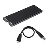 P Prettyia SSD→USB3.0ハードディスクエンクロージャ　2010年版MacBook Air A1370 A1369用　高性能　安定性　全2色 - ブラック