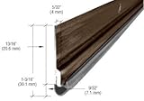 CRLロール成形アルミニウムとビニールの電球Weathersealダークブロンズ仕上げfor 36 " x 80 " Opening